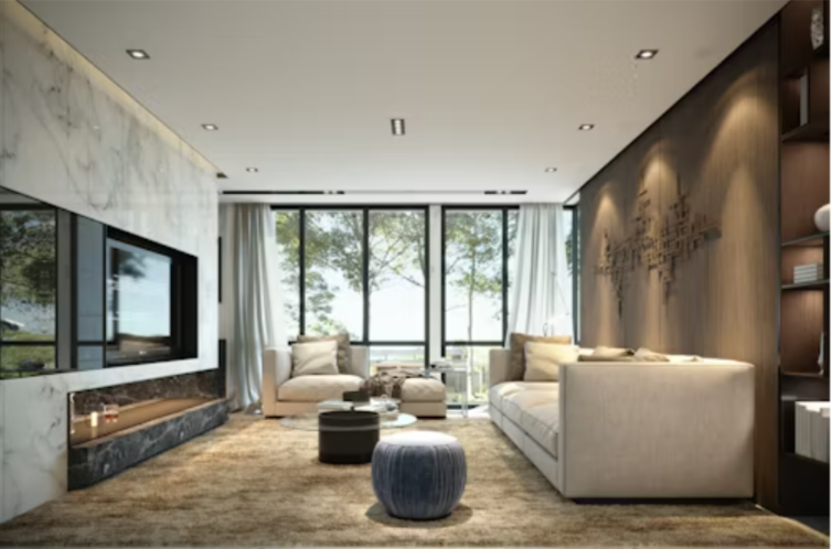 Elegant Family Room